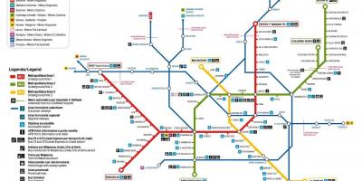 Karte von Mailand-bus-route 73