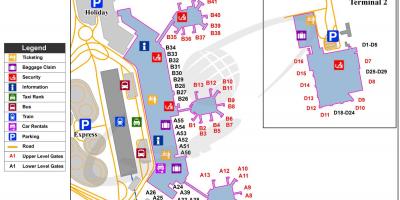 Milano airport Landkarte